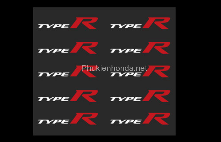 Dán Nhãn Logo Type R