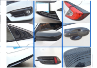 Tổng hợp các chi tiết Carbon ngoại thất Civic 2016-2020