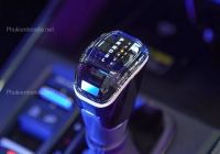 Tay nắm cần số pha lê có đèn báo số