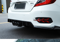 Sửa đổi ống xả kiểu Type R 3 ống xả ở giữa cho Civic 1.5 (pô thật)