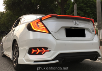 Cụm đèn LED hậu liền cốp kiểu đèn cốp đơn Civic 2016-2020