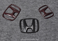Logo Honda sợi carbon