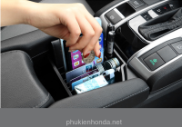 Khay để đồ hộc kê tay tiện dụng cho Civic 2016-2020 (mẫu 2)