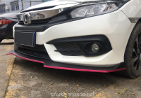 Lip trước sơn màu viền, loại ghép mảnh Civic 2016-2018 (mẫu 7)