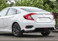 Độ ống xả kiểu Type R 3 lon pô ở giữa cho Civic 1.8 (pô thật)