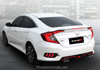 Lip pô giả kiểu Type R loại 4 ống xả cho Civic 2016-2020 (Loại mới)