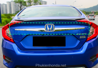 Thanh nẹp ngang logo đuôi Civic 2016-2020