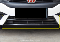 Thanh nẹp dưới cản trước Civic 2016-2018