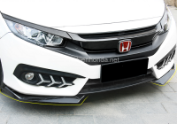 Lip trước kiểu 2 mảnh cho Civic 2016-2019