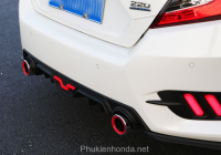 Lip pô 2 ống xả cho Civic 2016-2020 (pô giả kiểu mới)