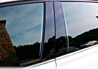 Tấm dán trụ cửa màu đen bóng cho CR-V 2017- 2023