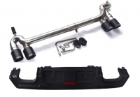 Độ pô kiểu 4 ống xả cho Civic 1.8 (pô thật)