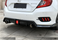 Độ ống xả và lip pô kiểu F1 cho Civic 2016-2021