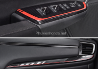 Ốp nội thất carbon viền đỏ cho CR-V 2017- 2020