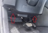 Tấm ốp chống đá chân bảo vệ khu vực chân phanh cho CR-V 2024, 2025