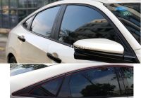 Dán decal viền cong kính màu đen cho Civic 2016-2021