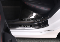 Chống xước 4 bệ cửa lên xuống loại Titan cho Civic 2016-2021 (Mẫu 1)