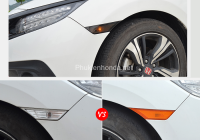 Đèn sườn Civic màu xám và vàng cho Civic 2016-2020