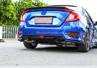 Độ ống xả kiều mới cho Civic 2016-2021 (pô thật)