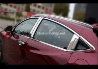 Nẹp chân kính, viền cong kính inox cho Honda HR-V