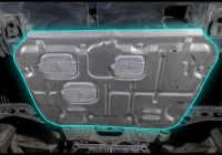 Tấm che gầm máy bảo vệ động cơ cho Honda Civic