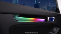 Bộ Led nội thất ambient light 3D nguyên khối 64 màu cho Honda Civic 22-24